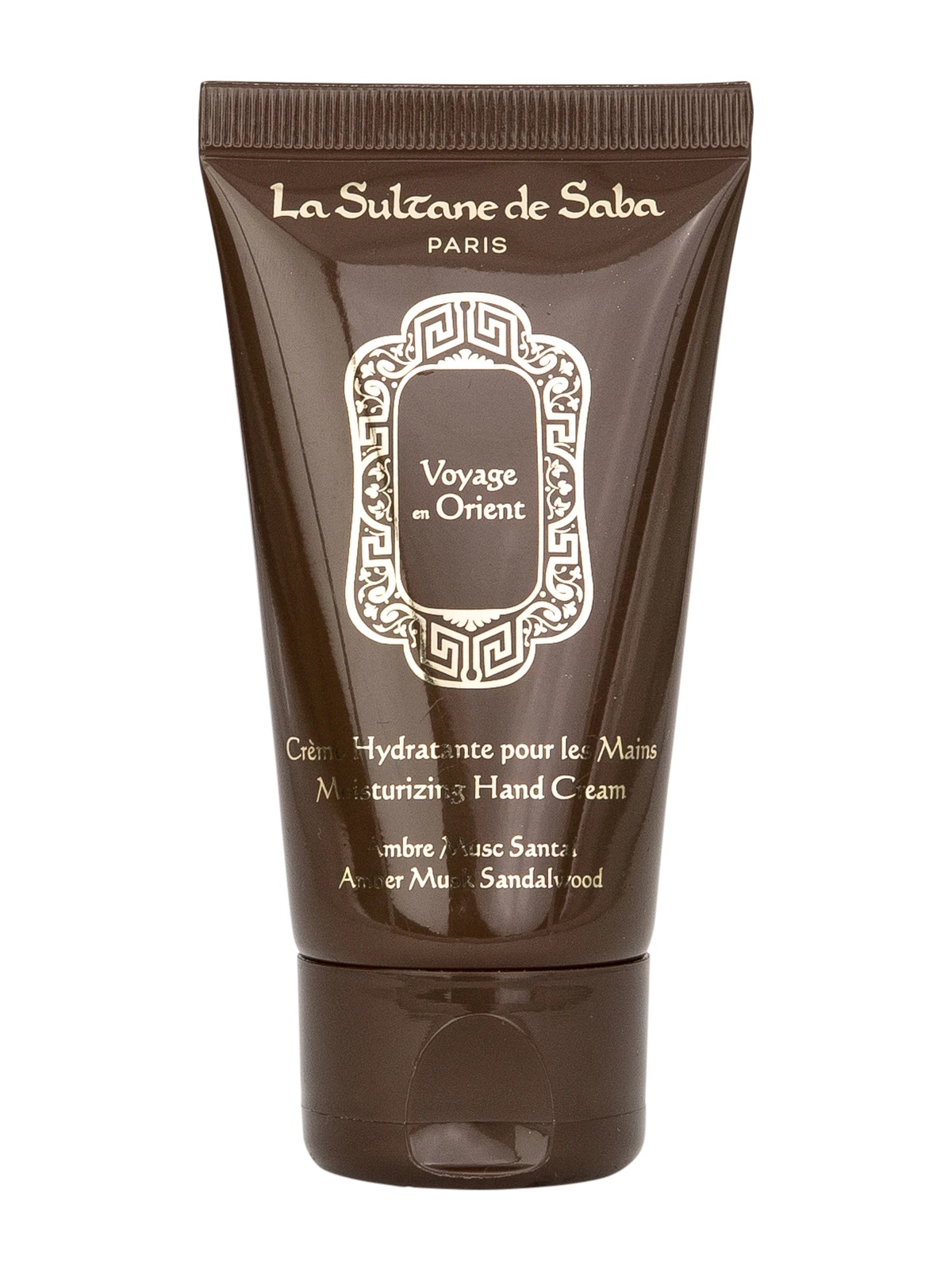 La Sultane de Saba Moisturizing Hand Cream Amber Musk Sandalwood, 50 мл-Крем для рук з ароматом амбри, мускусу і сандала
