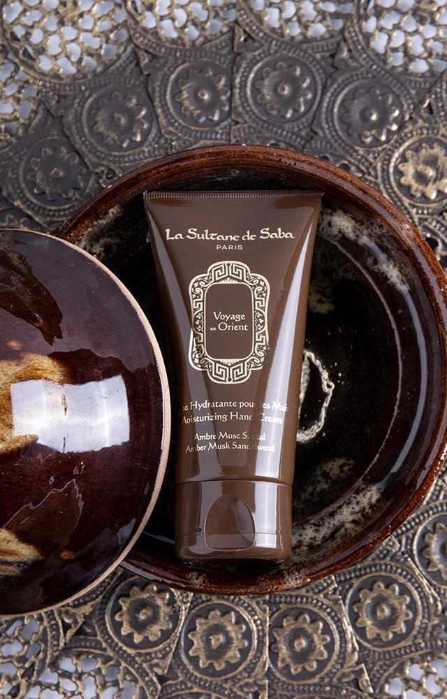 La Sultane de Saba Moisturizing Hand Cream Amber Musk Sandalwood, 50 мл-Крем для рук з ароматом амбри, мускусу і сандала-зображення_2