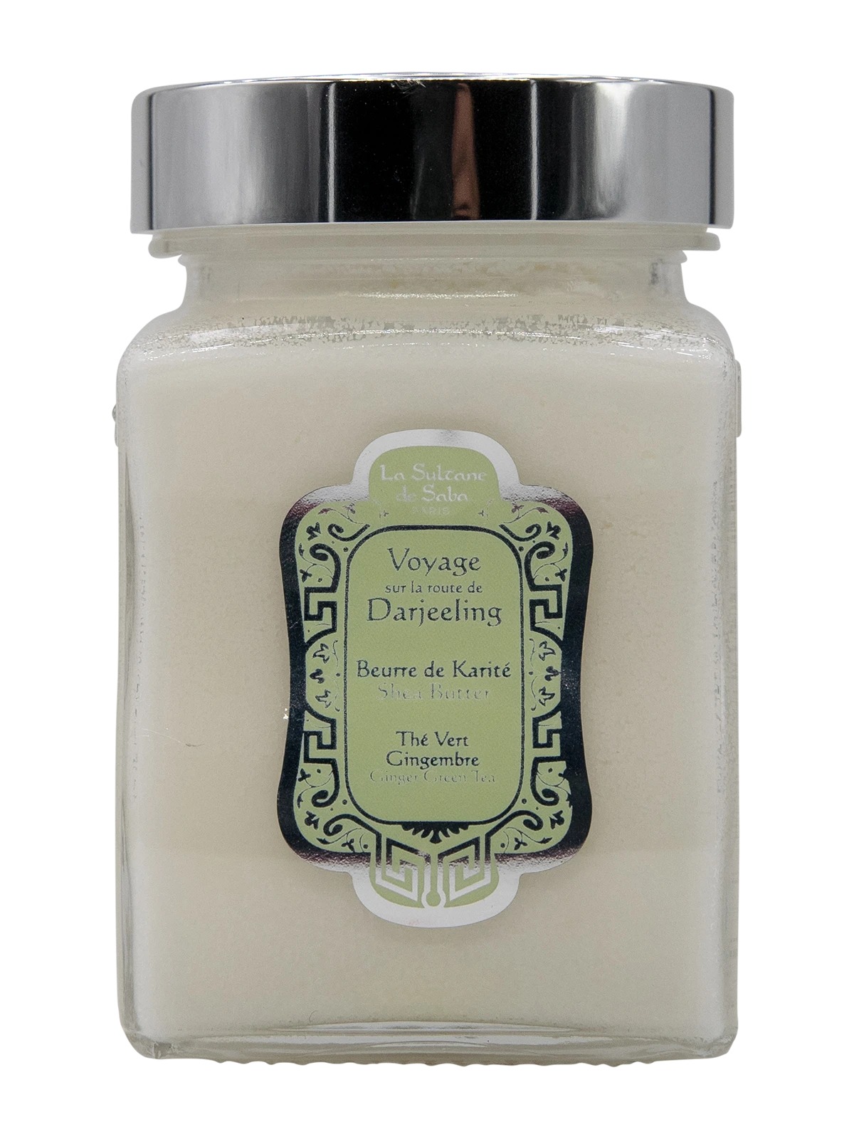 La Sultane de Saba Shea Butter Green Tea Ginger, 300 гр-Масло каріте з ароматом зеленого чаю та імбиру