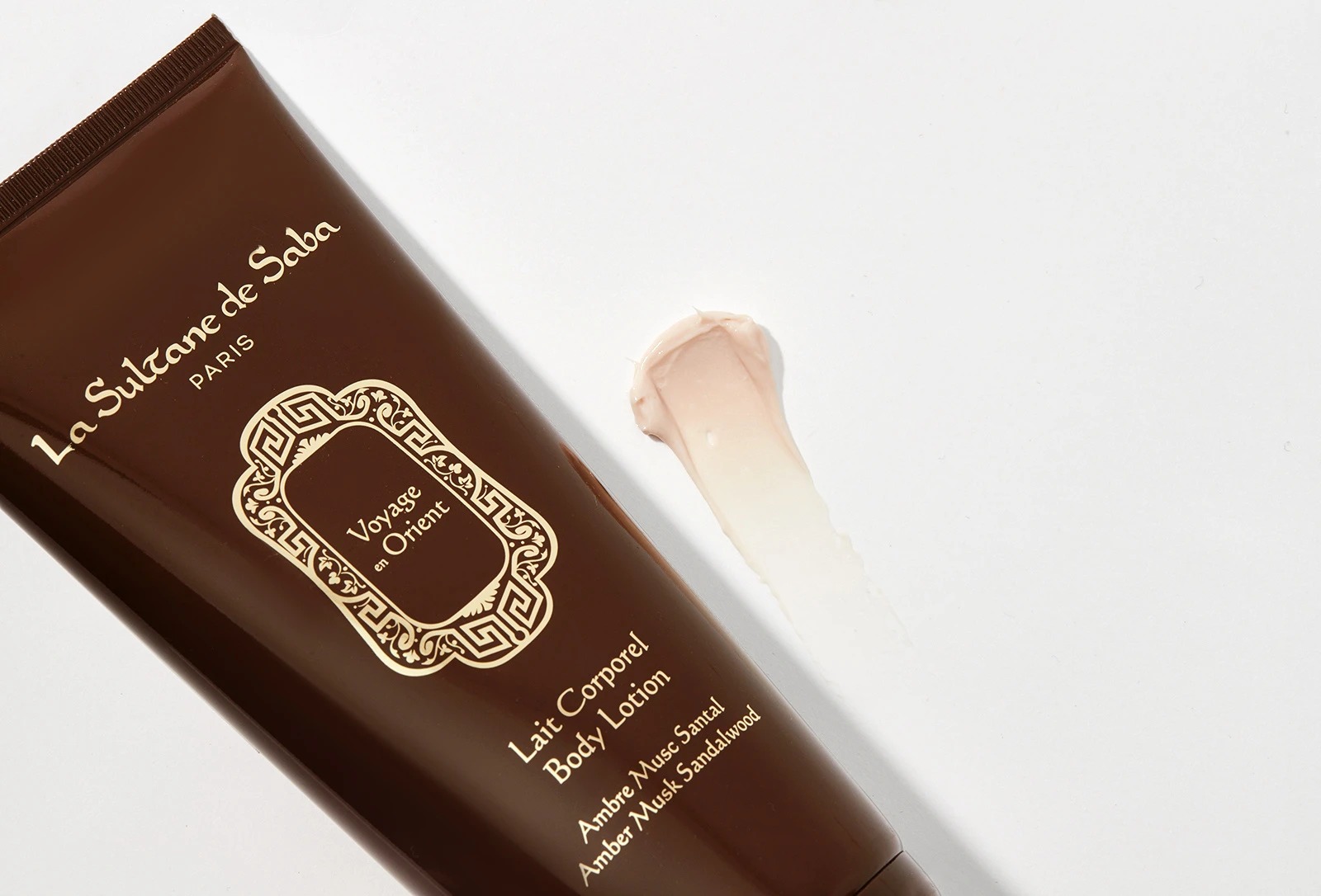 La Sultane de Saba Body Lotion Amber Musk Sandalwood, 200 мл-Молочко для тіла з ароматом амбри, мускусу і сандала-зображення_2