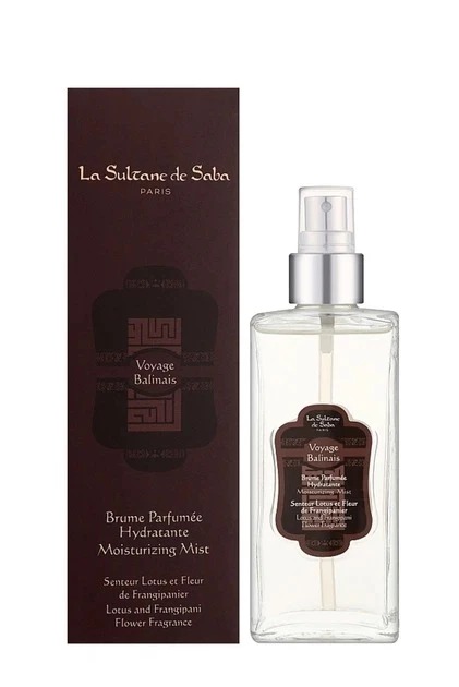 La Sultane de Saba Moisturizing Body Mist Lotus & Frangipani Flower, 200 мл-Зволожуючий спрей для тіла 