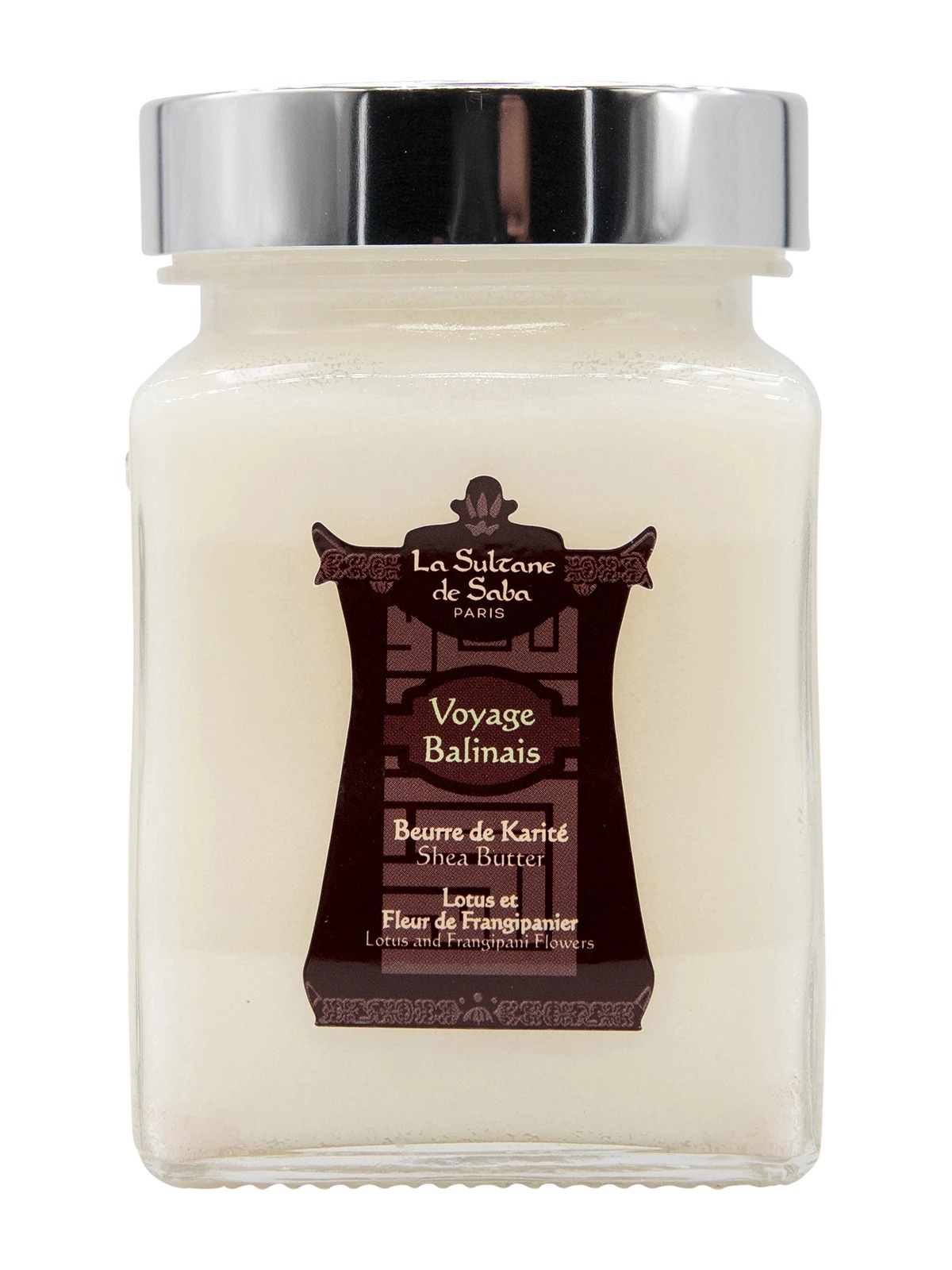 La Sultane de Saba Shea Butter Lotus & Frangipani Flowers, 300 гр-Масло каріте з ароматом лотосу і франжипані