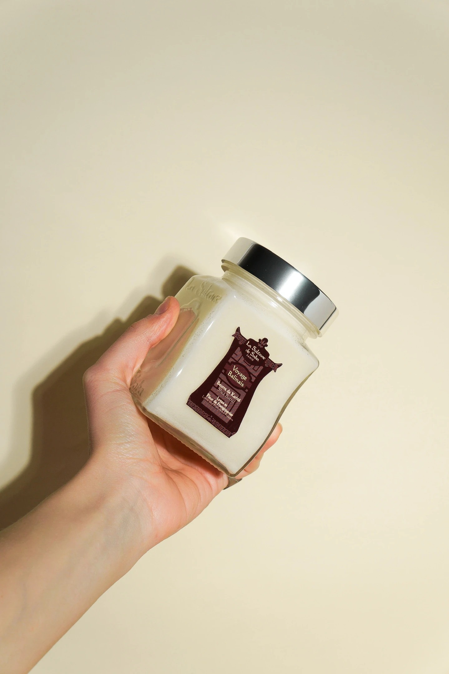La Sultane de Saba Shea Butter Lotus & Frangipani Flowers, 300 гр-Масло каріте з ароматом лотосу і франжипані-зображення_2