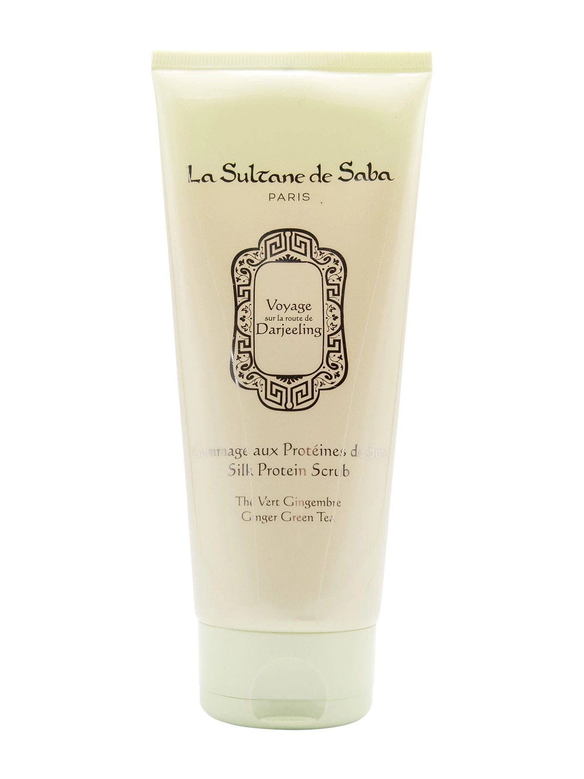 La Sultane de Saba Silk Protein Scrub Ginger Green Tea Fragrance, 200 мл-Скраб для тіла з протеїнами шовку 