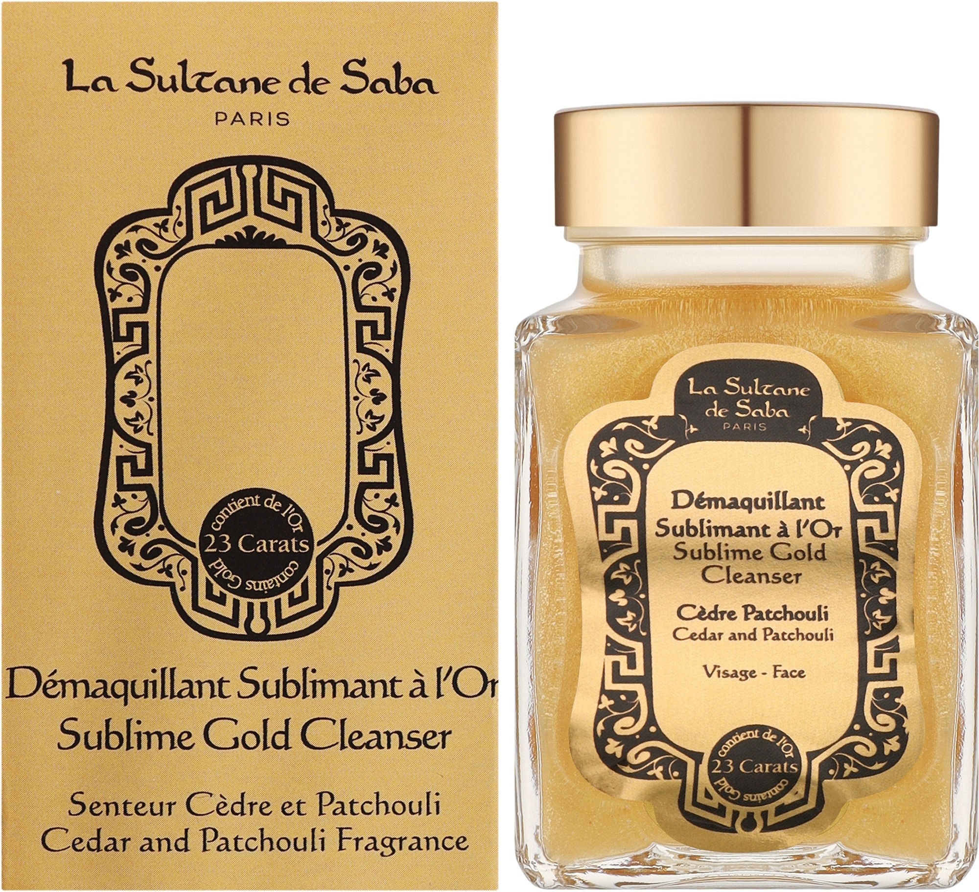 La Sultane De Saba Gold & Champagne 23-Carat Gold Gel Cleanser — Гель для обличчя, Засоби для зняття макіяжу, 100 ml-Гель-демакіяж для обличчя — La Sultane De Saba Gold & Champagne 23-Carat Gold Gel Cleanser-зображення_2