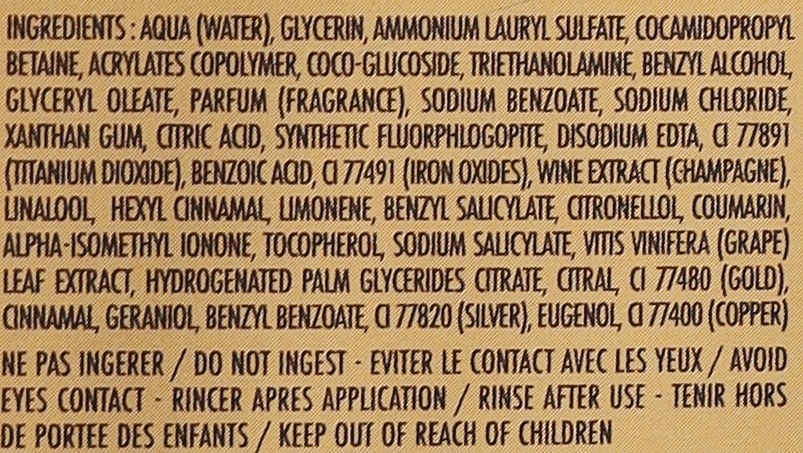 La Sultane De Saba Gold & Champagne 23-Carat Gold Gel Cleanser — Гель для обличчя, Засоби для зняття макіяжу, 100 ml-Гель-демакіяж для обличчя — La Sultane De Saba Gold & Champagne 23-Carat Gold Gel Cleanser-зображення_3