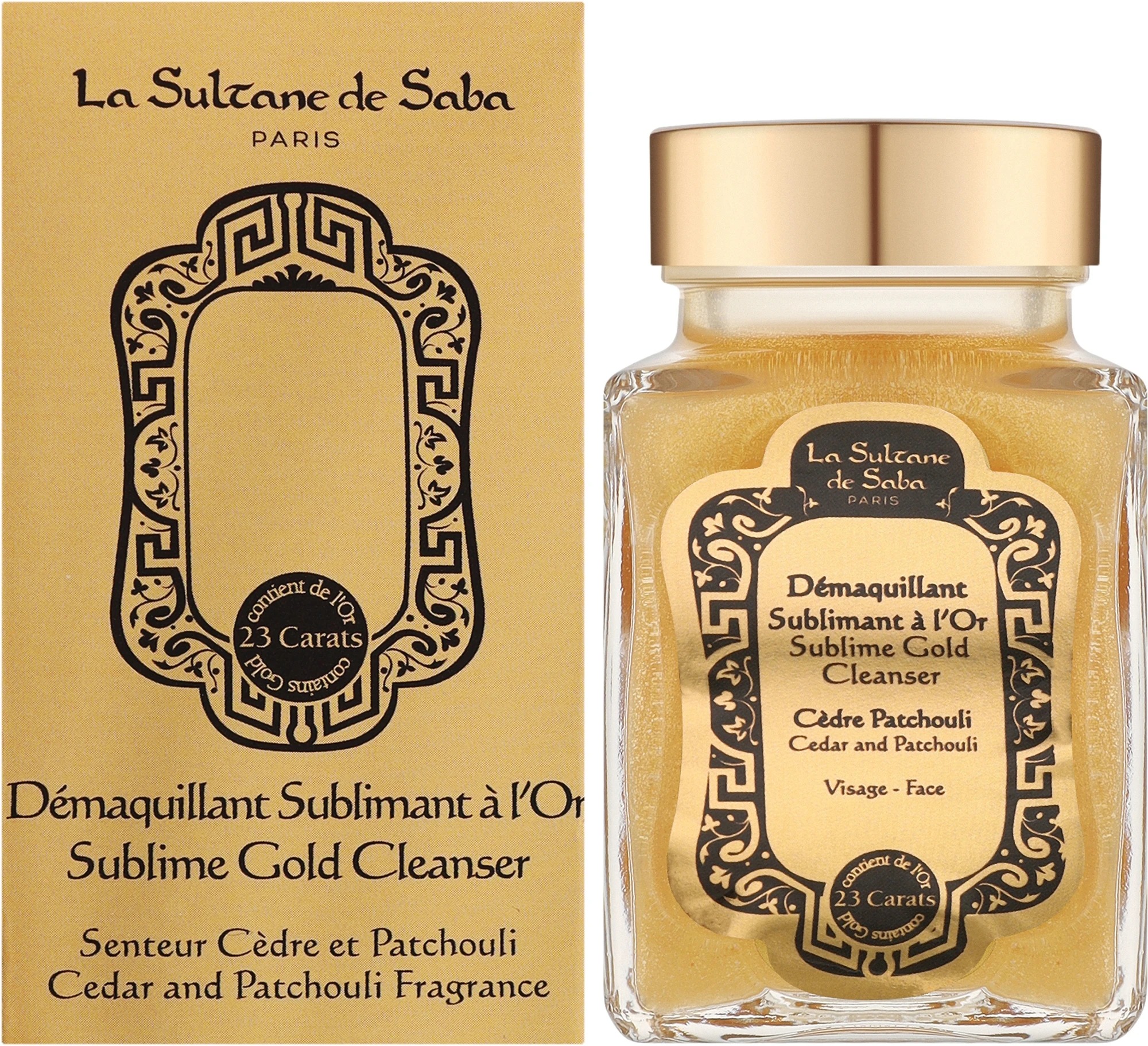 La Sultane De Saba Gold & Champagne 23-Carat Gold Gel Cleanser — Гель для обличчя, Засоби для зняття макіяжу, 100 ml-Гель-демакіяж для обличчя — La Sultane De Saba Gold & Champagne 23-Carat Gold Gel Cleanser-зображення_4