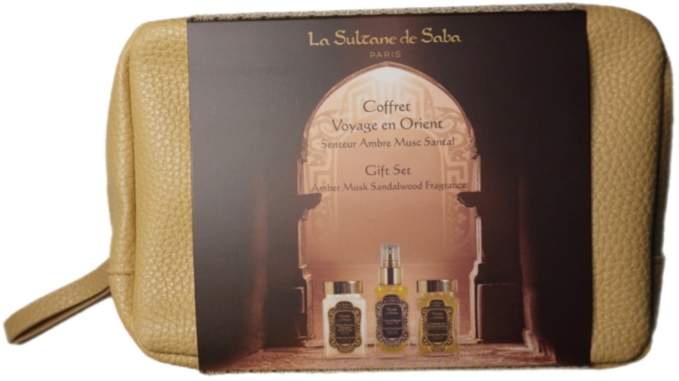 La Sultane de Saba Ambre Musc Santal — Набір, COFFRET CORPS AMS ORIENT TROUSSE-Набір (b/oil/100ml + b/butter/100ml + b/scr/100ml) — La Sultane de Saba Ambre Musc Santal