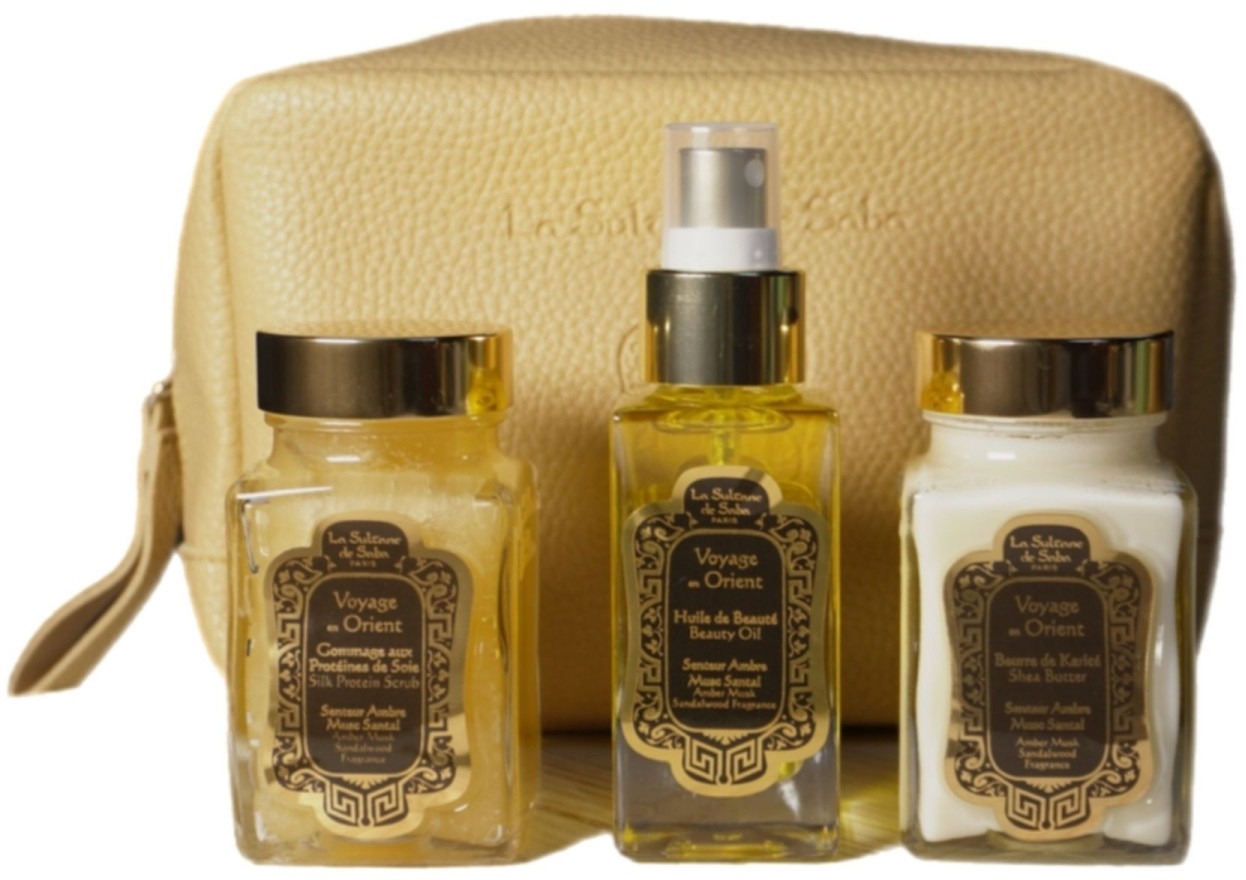 La Sultane de Saba Ambre Musc Santal — Набір, COFFRET CORPS AMS ORIENT TROUSSE-Набір (b/oil/100ml + b/butter/100ml + b/scr/100ml) — La Sultane de Saba Ambre Musc Santal-зображення_2