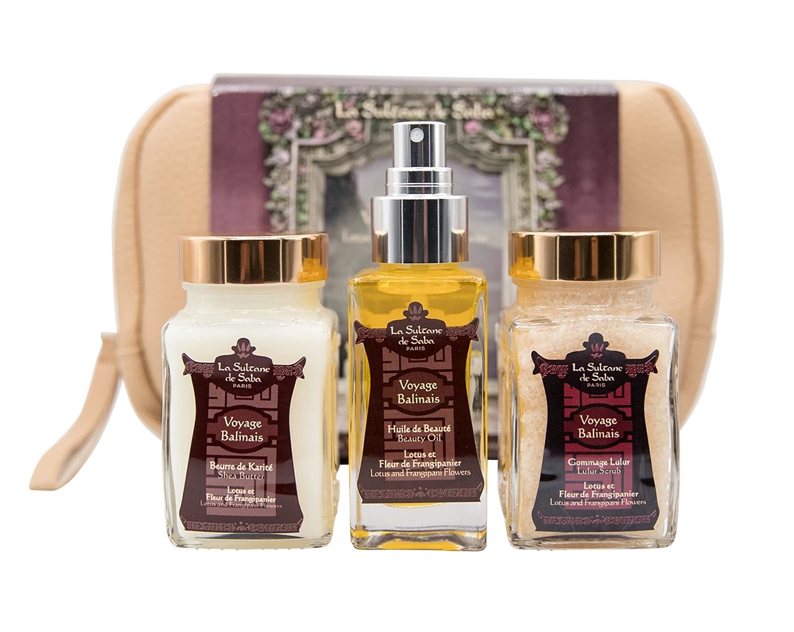 La Sultane de Saba Body Gift Set Lotus & Frangipani Flower, 300 гр-Подарунковий набір для тіла 