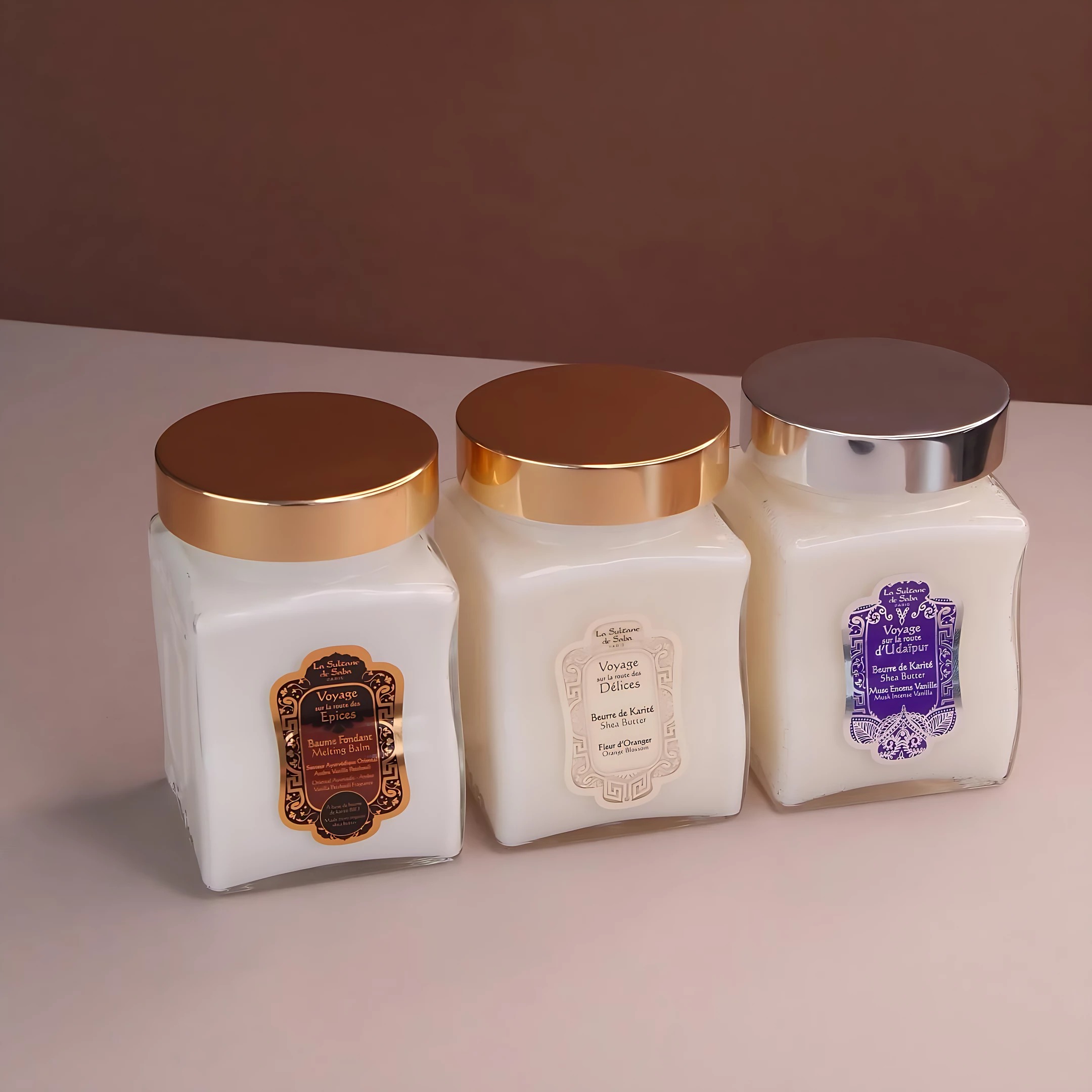 La Sultane de Saba Shea Butter Musk Incense Vanilla, 300 г-Масло каріте з ароматом мускусу, ладану та ванілі-зображення_3