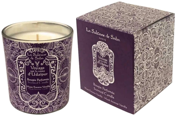 La Sultane de Saba Musk Incense Vanilla — Ароматична свічка, 165 g-Ароматична свічка — La Sultane de Saba Musk Incense Vanilla