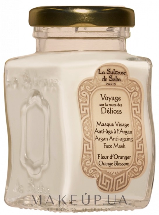 La Sultane De Saba Bio Argan & Orange Blossom Argan Anti-Ageing Face Mask Orange Blossom — Маска для обличчя, 100 ml-Маска для обличчя — La Sultane De Saba Bio Argan & Orange Blossom Argan Anti-Ageing Face Mask Orange Blossom