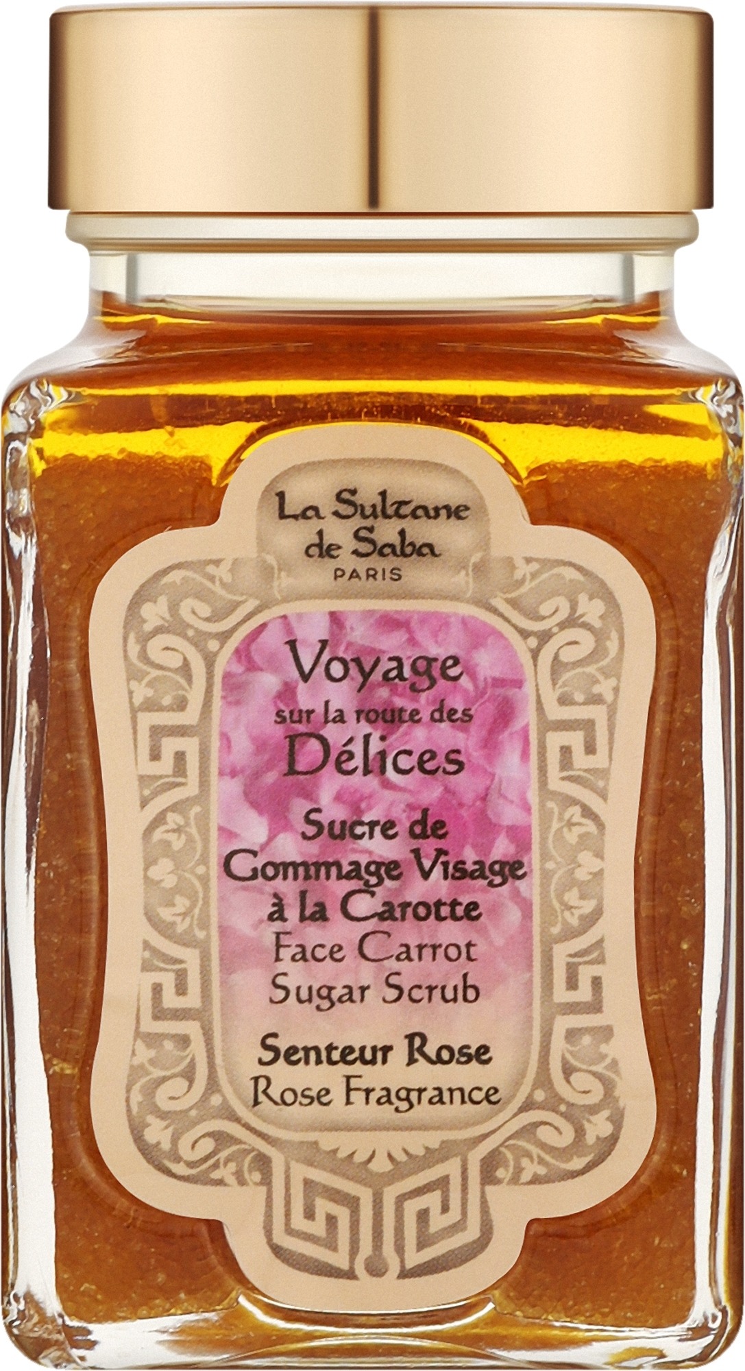 La Sultane de Saba Rose Carrot Sugar Scrub — Скраб для обличчя, 100 ml-Скраб для обличчя — La Sultane de Saba Rose Carrot Sugar Scrub