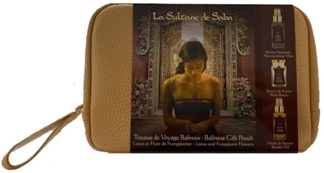 La Sultane De Saba Balinese Lotus & Frangipani Flower Body Gift (b/oil/50 ml + b/mist/50 ml + b/oil/100 ml + bag/1 pc) — Набір, TROUSSE BRUME BALI-Набір для тіла — La Sultane De Saba Balinese Lotus & Frangipani Flower Body Gift (b/oil/50 ml + b/mist/50 ml + b/oil/100 ml + bag/1 pc)-зображення_2