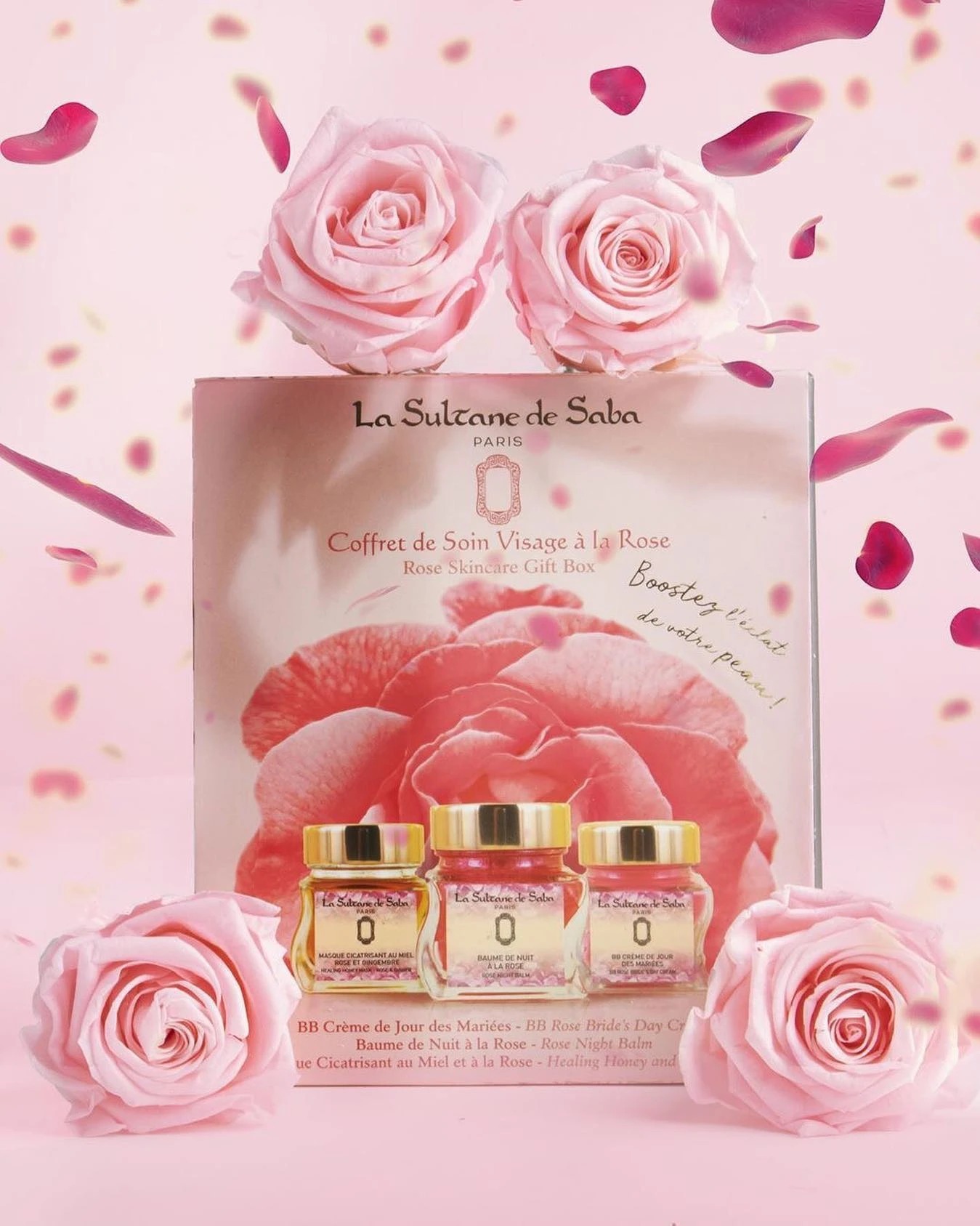 La Sultane de Saba Rose Facial Box, 100 мл-Подарунковий набір-зображення_2
