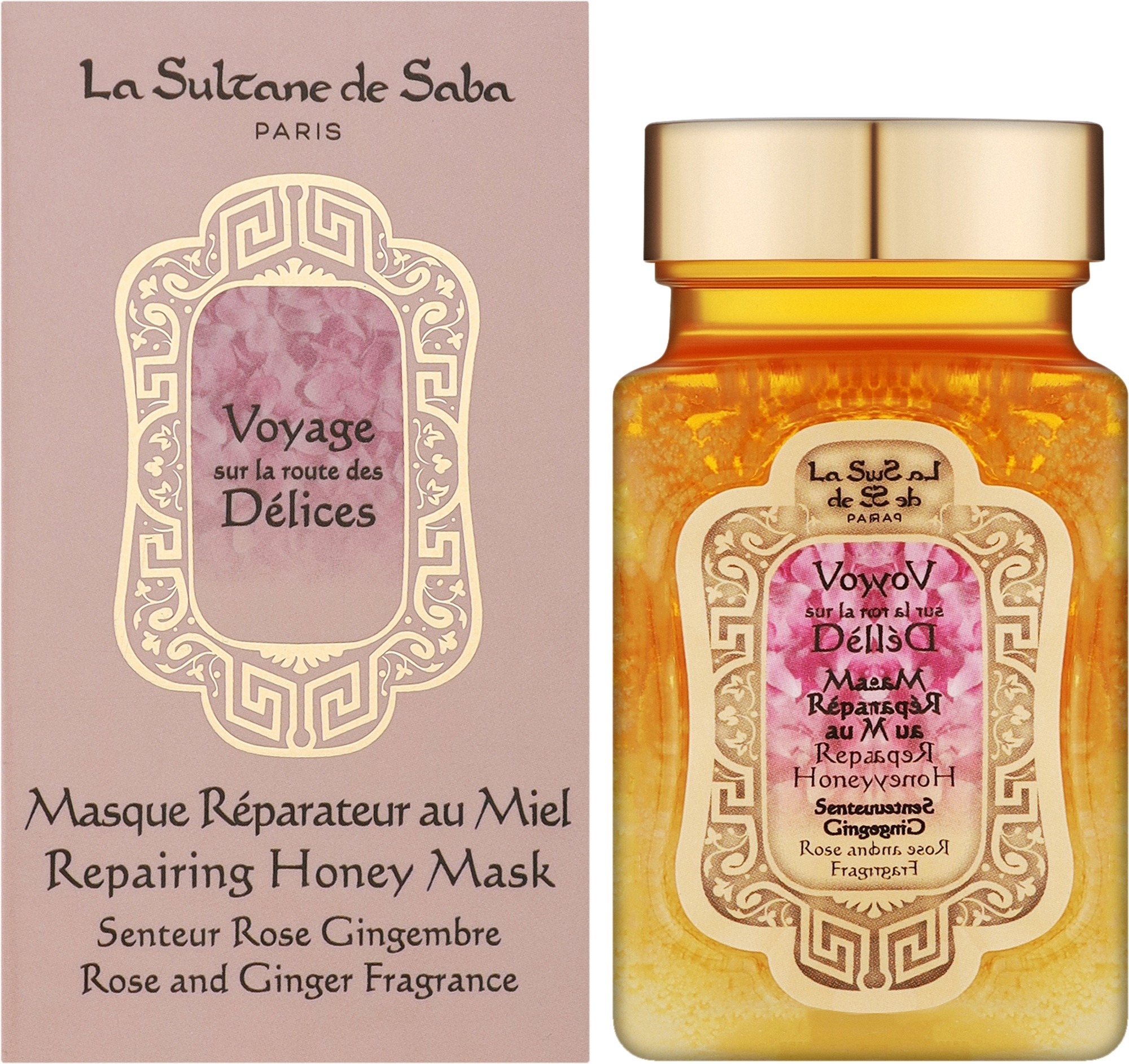 La Sultane De Saba Healing Honey Rose & Ginger Face Mask — Маска для обличчя, 100 ml-Лікувальна маска для обличчя з медом, трояндою та імбиром — La Sultane De Saba Healing Honey Rose & Ginger Face Mask-зображення_2