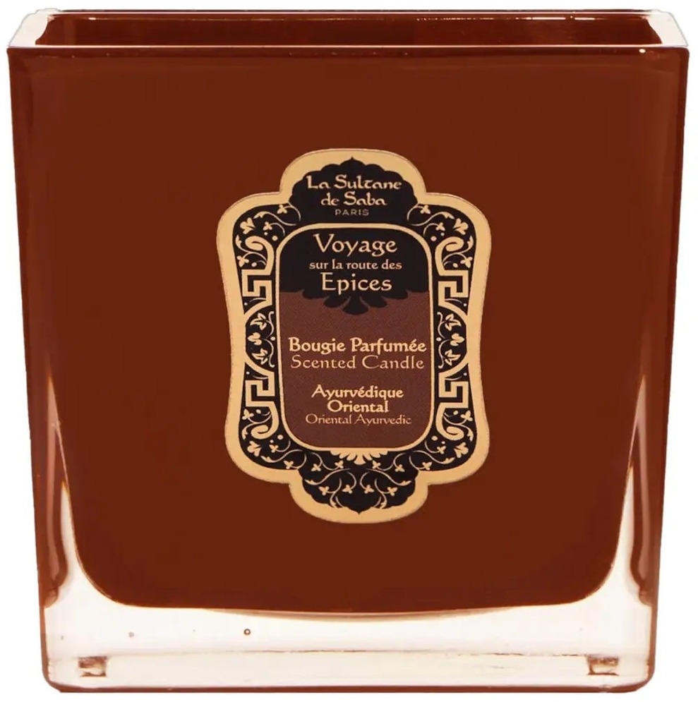La Sultane de Saba Ayurvedic Amber Vanilla Patchouli — Ароматична свічка, 200 g-Ароматична свічка — La Sultane de Saba Ayurvedic Amber Vanilla Patchouli