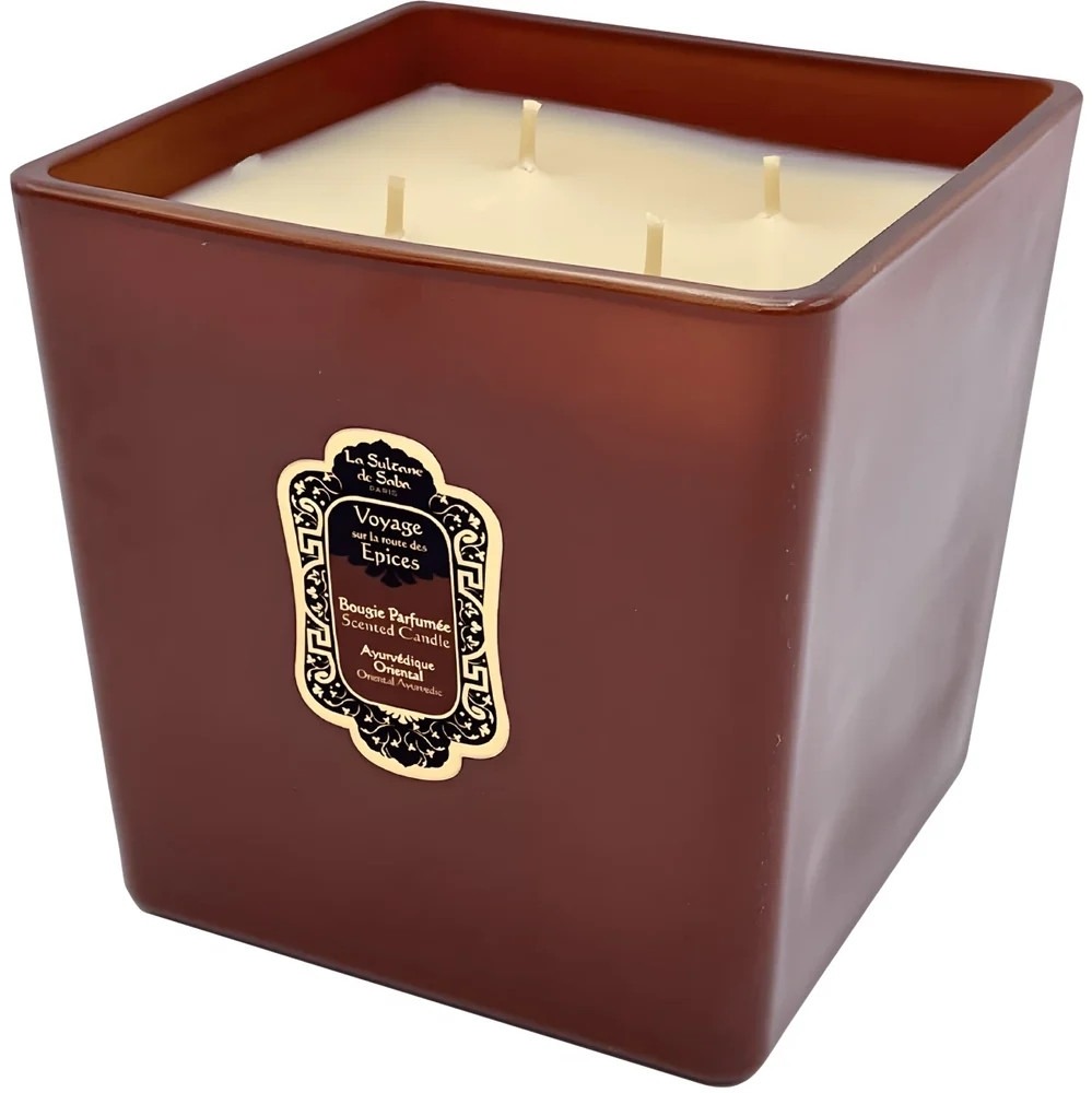 La Sultane de Saba Ayurvedic Amber Vanilla Patchouli — Ароматична свічка, 200 g-Ароматична свічка — La Sultane de Saba Ayurvedic Amber Vanilla Patchouli-зображення_3