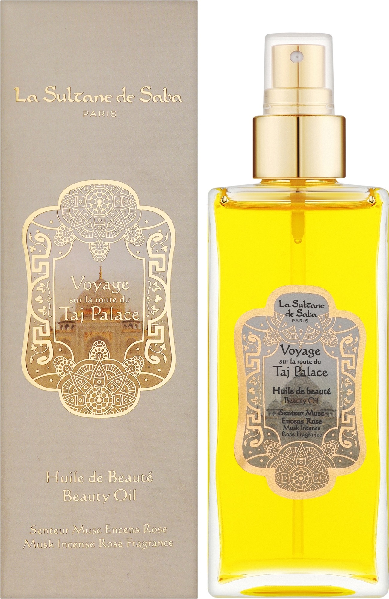 La Sultane De Saba Huile Taj Palace Beauty Oil — Масло та олія для волосся, Масло та олія для тіла, 200 ml-Ароматична олія для тіла — La Sultane De Saba Huile Taj Palace Beauty Oil-зображення_4