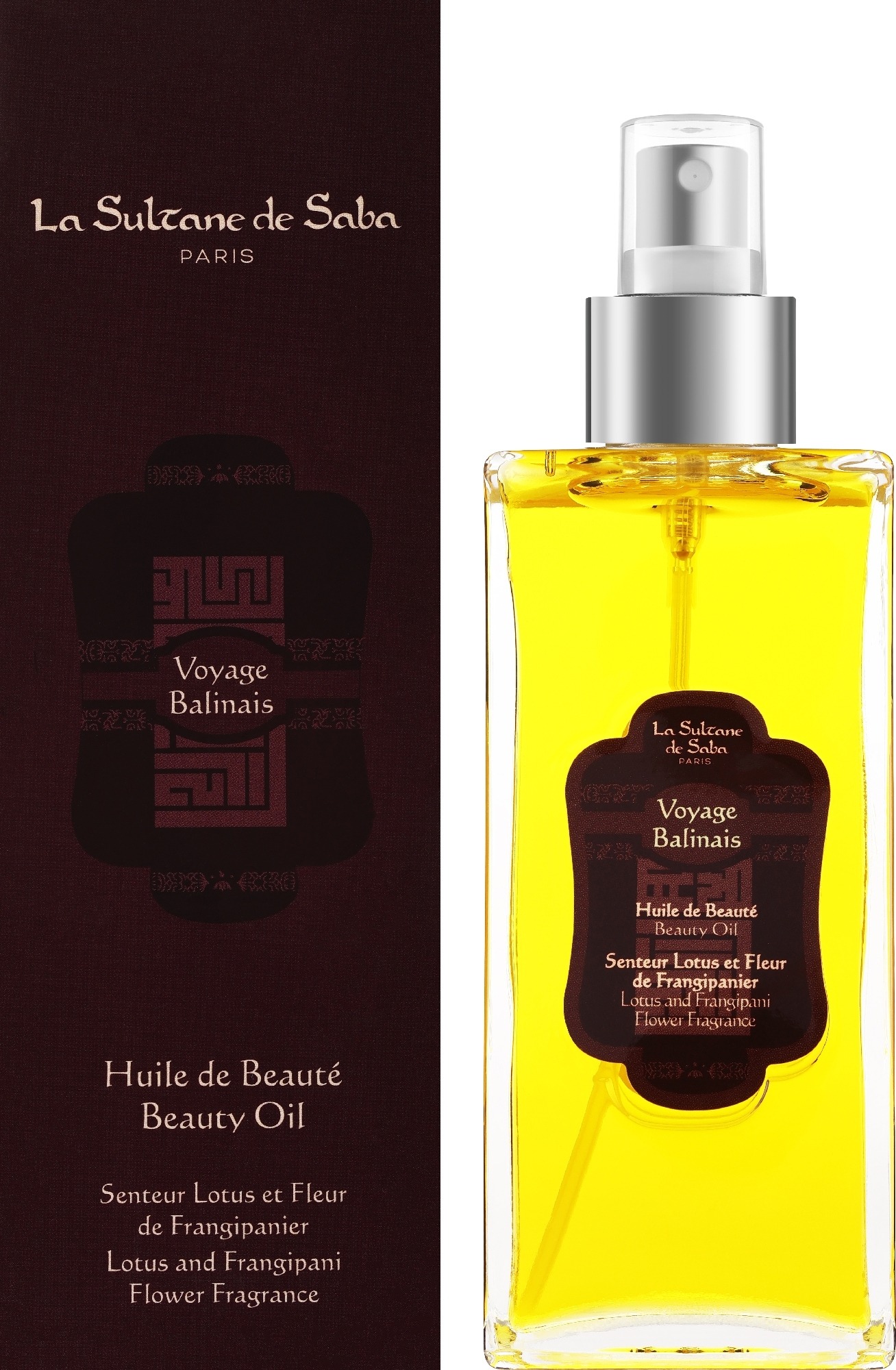 La Sultane De Saba Lotus And Frangipani — Масло та олія для волосся, Масло та олія для тіла, 200 ml-Олія для тіла 