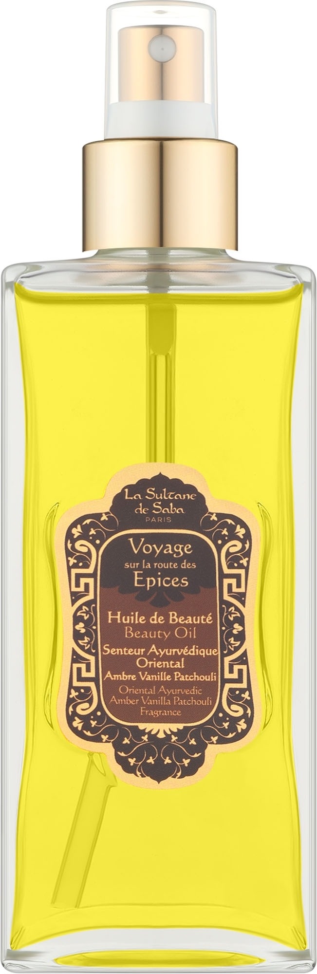 La Sultane de Saba Ayurvedique Ambre Vanille Patchouli — Масло та олія для тіла, 200 ml-Олія для тіла — La Sultane de Saba Ayurvedique Ambre Vanille Patchouli