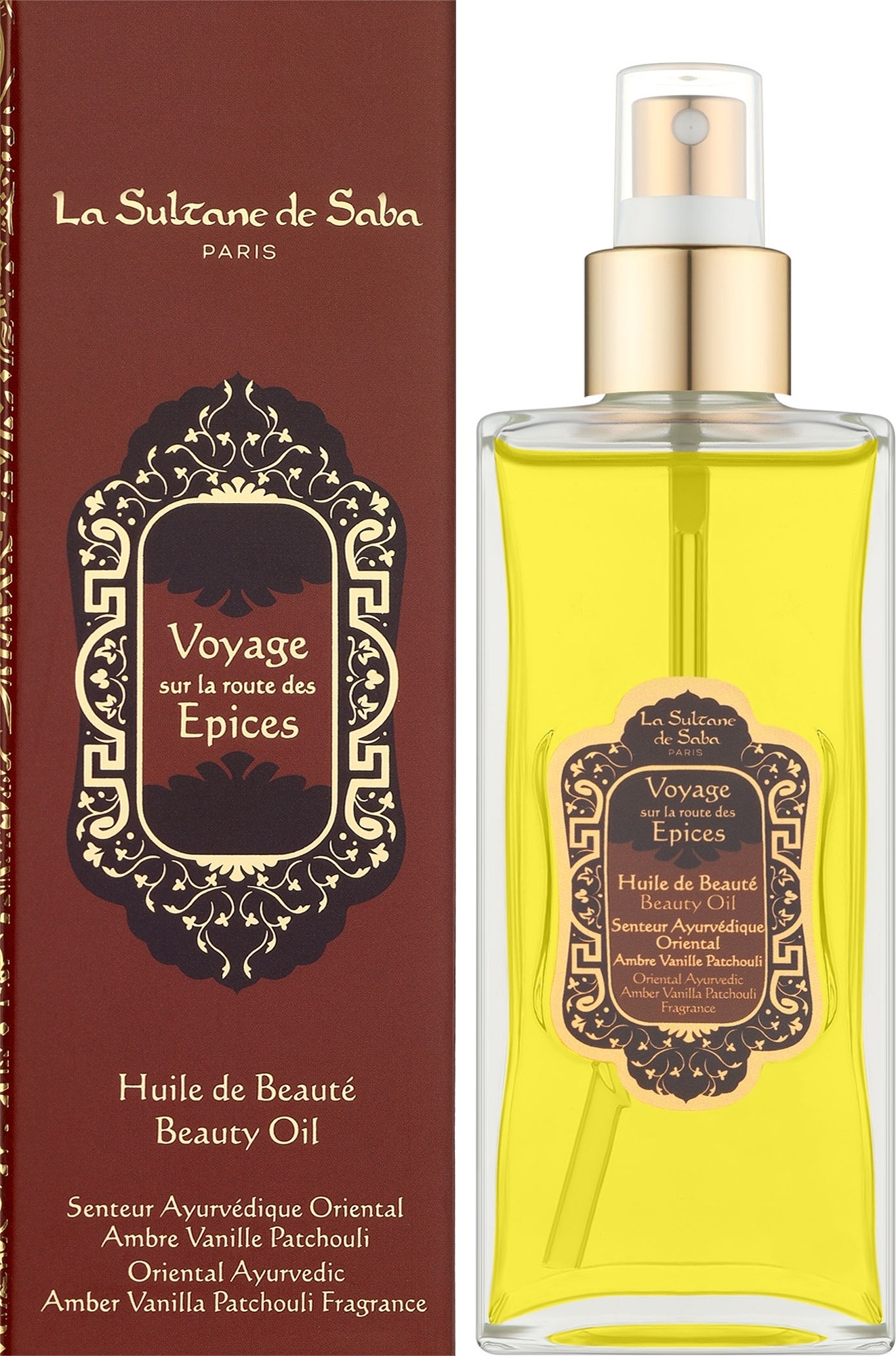 La Sultane de Saba Ayurvedique Ambre Vanille Patchouli — Масло та олія для тіла, 200 ml-Олія для тіла — La Sultane de Saba Ayurvedique Ambre Vanille Patchouli-зображення_2