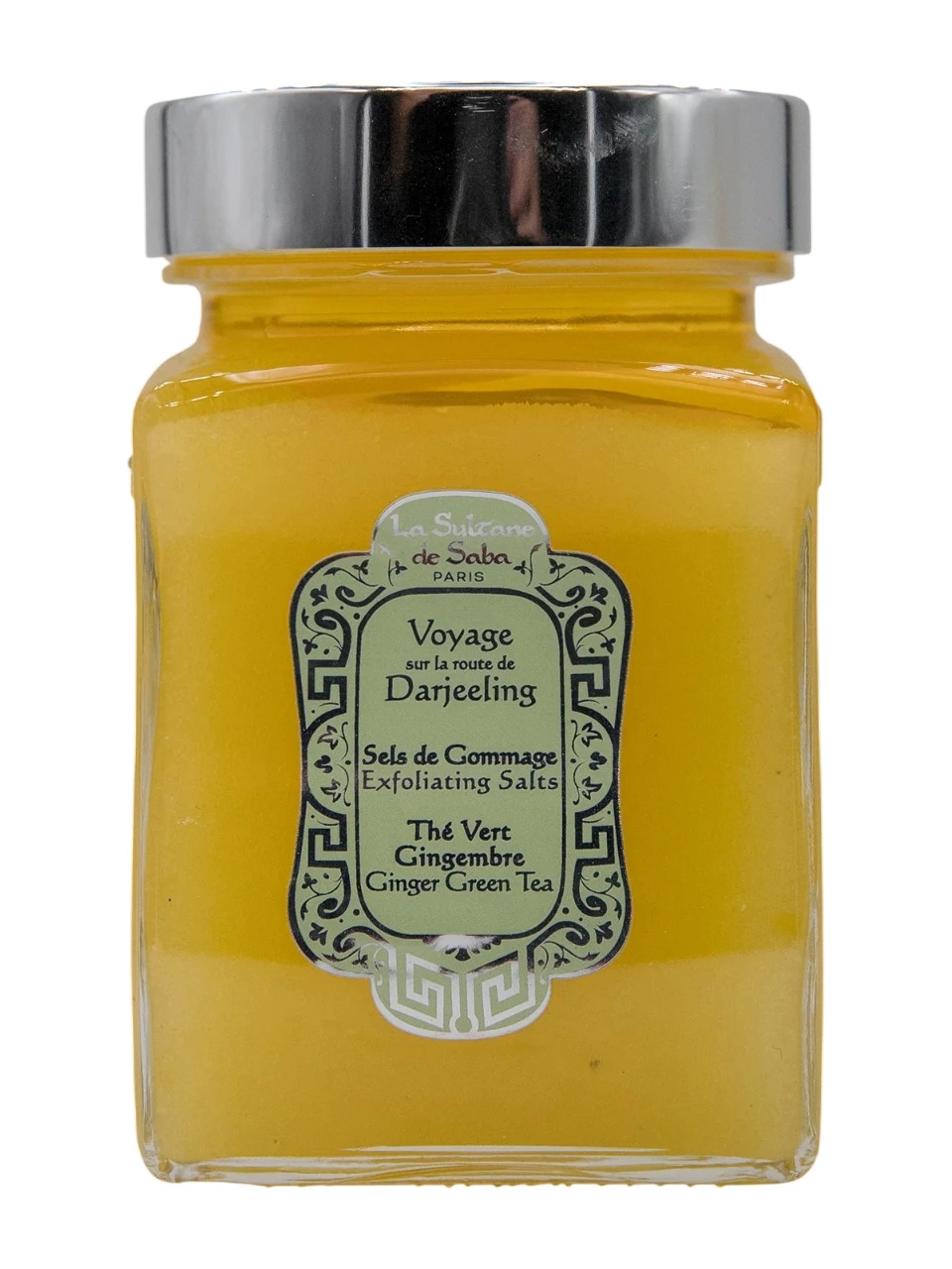 La Sultane de Saba Exfoliating Salt Ginger Green Tea, 300 мл-Сольовий скраб для тіла 